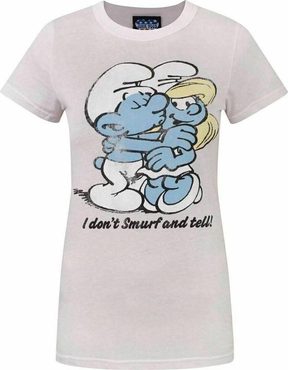 Actual product image Junk Food Smurf And Tell Tshirt (S)