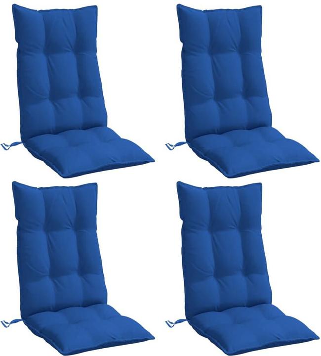Produktbild vidaXL Hochlehner-Auflagen 4 Stk. Oxford-Gewebe (120 x 50 x 7 cm)
