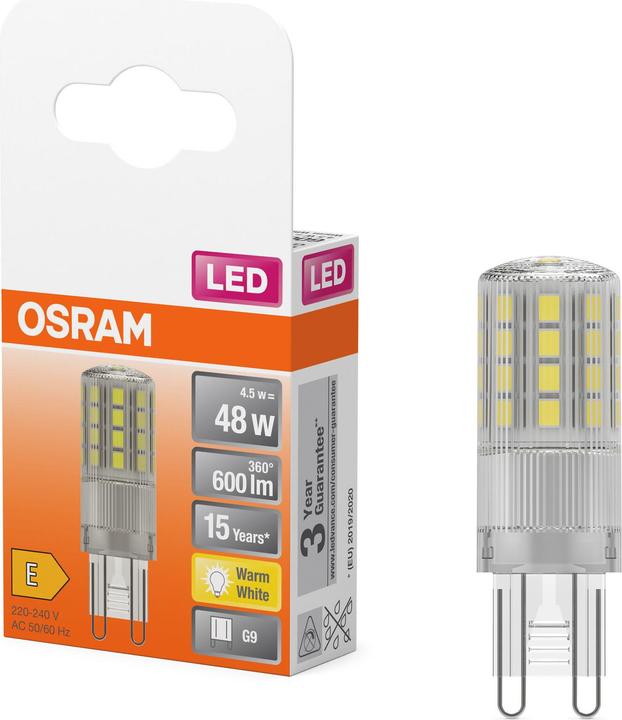Produktbild Osram Led Pin (G9, 4.80 W, 600 lm, 1 x, E)