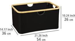 Produktbild Wenko Wäschekorb faltbar Ecori (32 l)