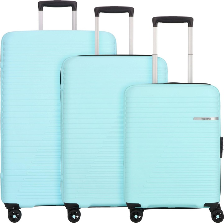 Produktbild American Tourister Liftoff 4 Rollen Kofferset 3-teilig mit Dehnfalte (208 l, XL (ab 115l))