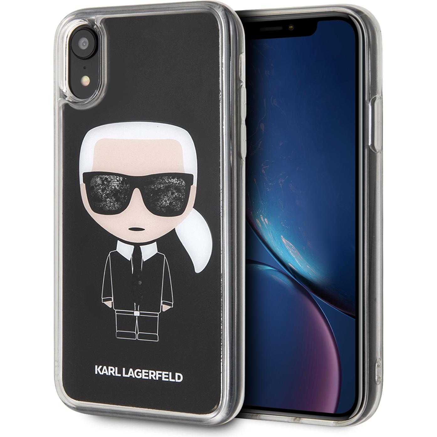 Karl Lagerfeld Case (Apple iPhone XR), Smartphone Hülle, Schwarz