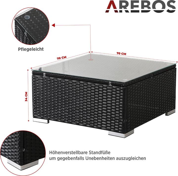 Produktbild Arebos Polyrattan