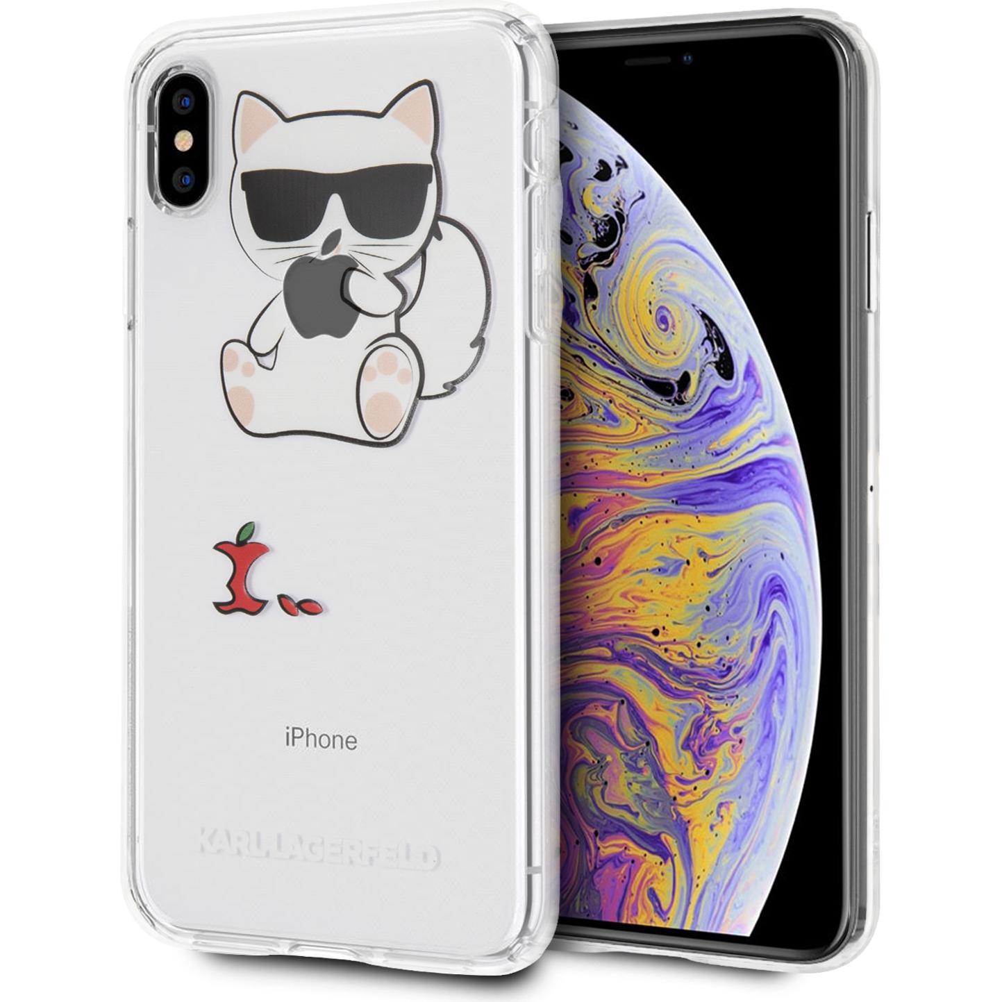Karl Lagerfeld Case (Apple iPhone XS Max), Smartphone Hülle, Transparent