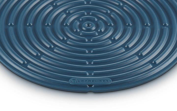 Productafbeelding Le Creuset 93000230642200 TOPFLAPPEN RUND KLASSIK tief blaugrün (Silicone)