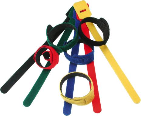 Klotz Cable Velcro KKL325-9 various colours (Velcro cable ties, 5 pcs.)
