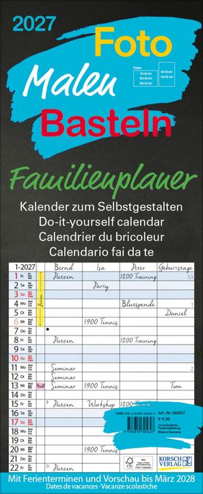 Produktbild FMBFamilienplanerschwarz2027