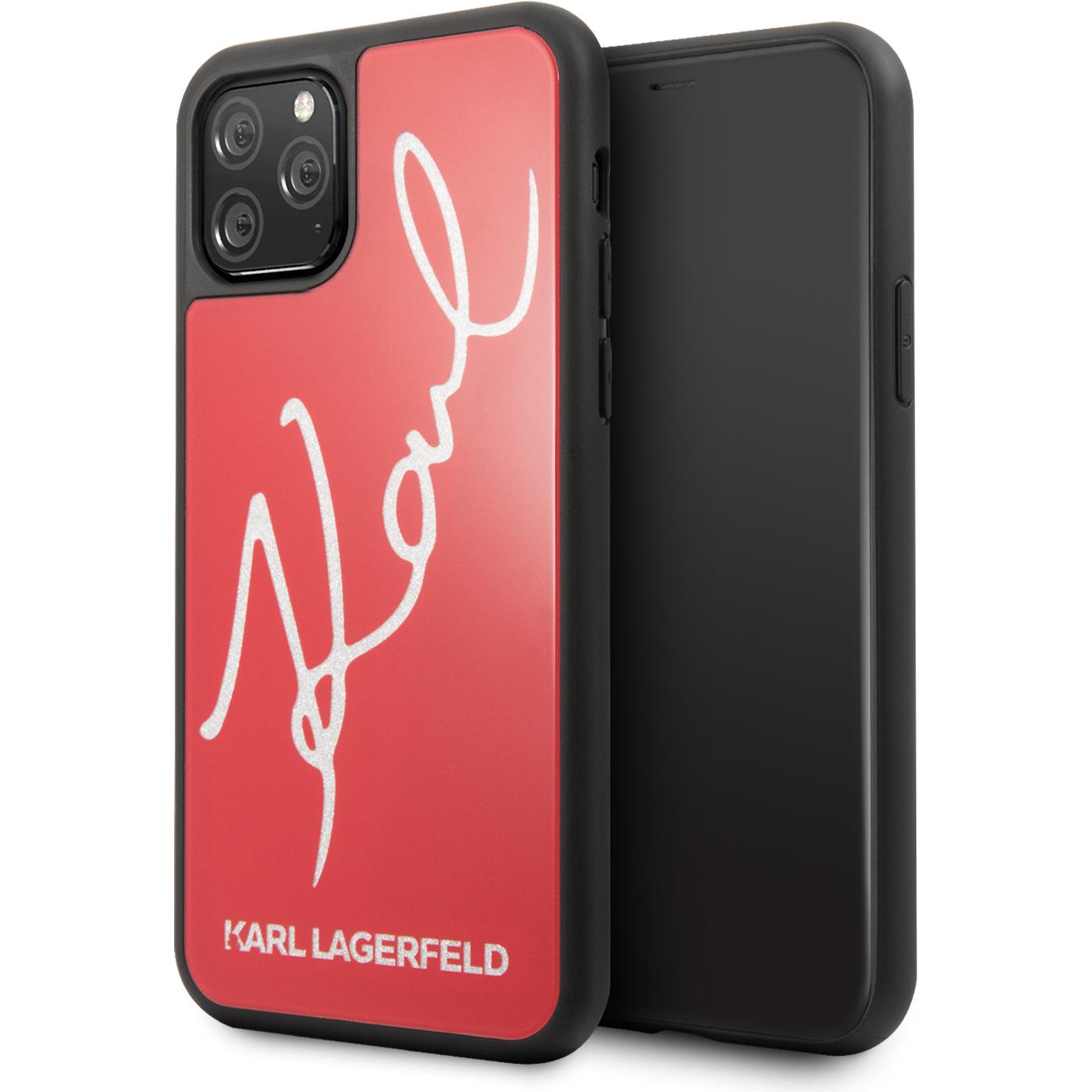 Karl Lagerfeld Case (Apple iPhone 11 Pro), Smartphone Hülle, Rot