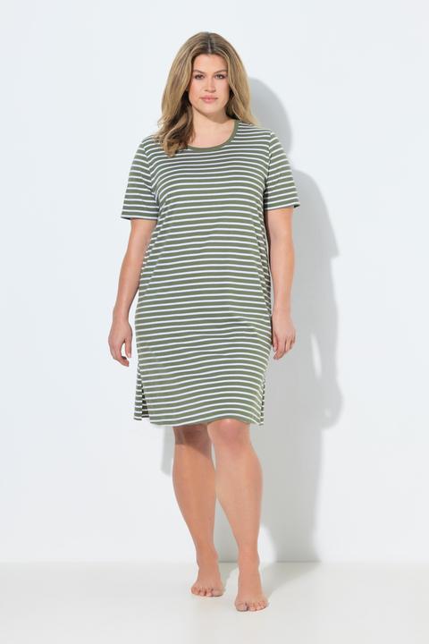 Produktbild Ulla Popken Bigshirt, Ringel, Rundhals, Halbarm (54)