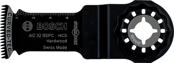 Bosch Professional Zubehör HCS Tauchsägeblatt AIZ 32 BSPC Hard Wood, 50 x 32 mm, 10er-Pack