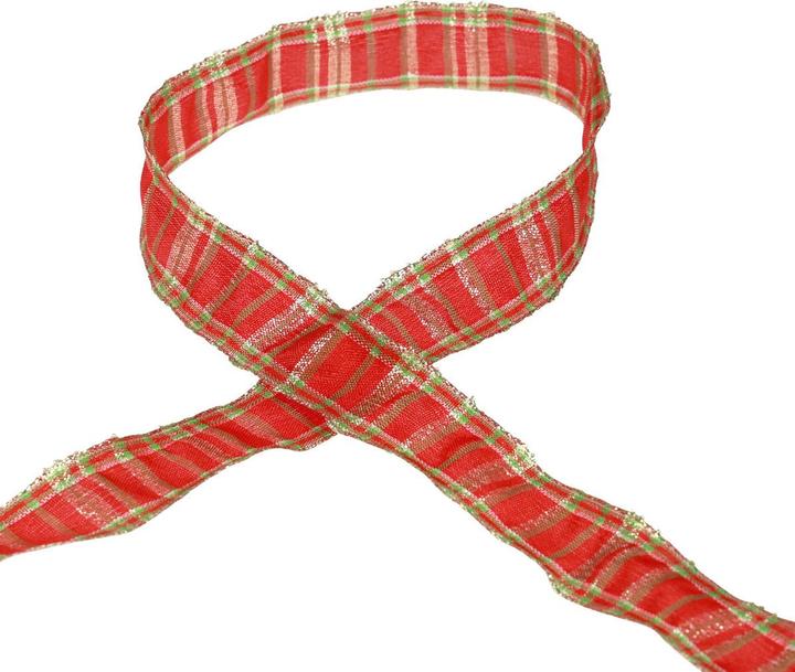 Produktbild Mabella Schottisches Dekoband Weihnachtsgeschenkverpackung