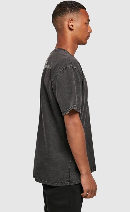 Actual product image Merchcode Flamingo Acid Washed Heavy Oversized Tee - 116899 (XXL)