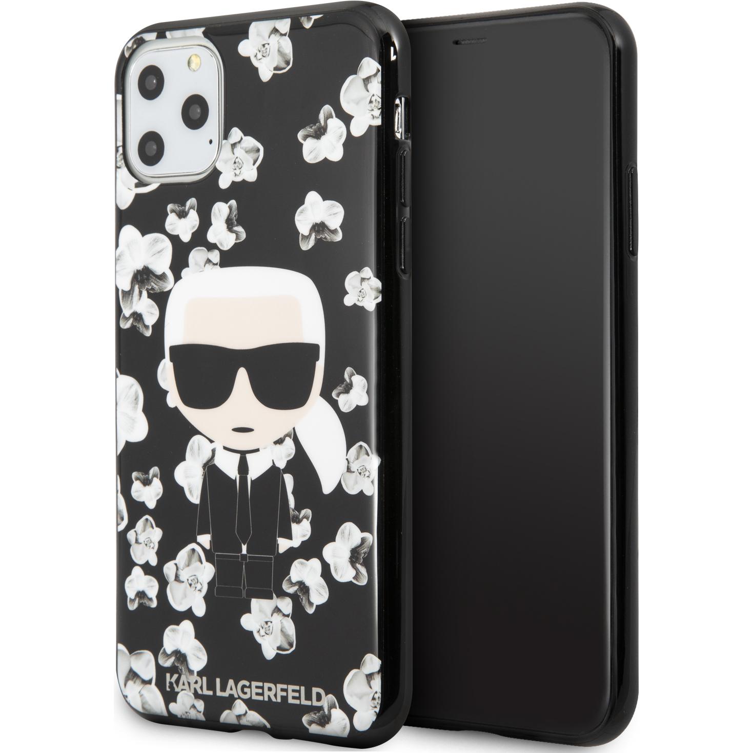 Karl Lagerfeld Case (Apple iPhone 11 Pro Max), Smartphone Hülle, Schwarz