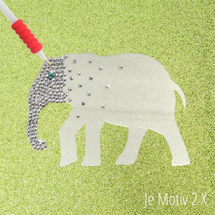 Actual product image Diamond Dotz Freestyle Adhesive Foil Elephant