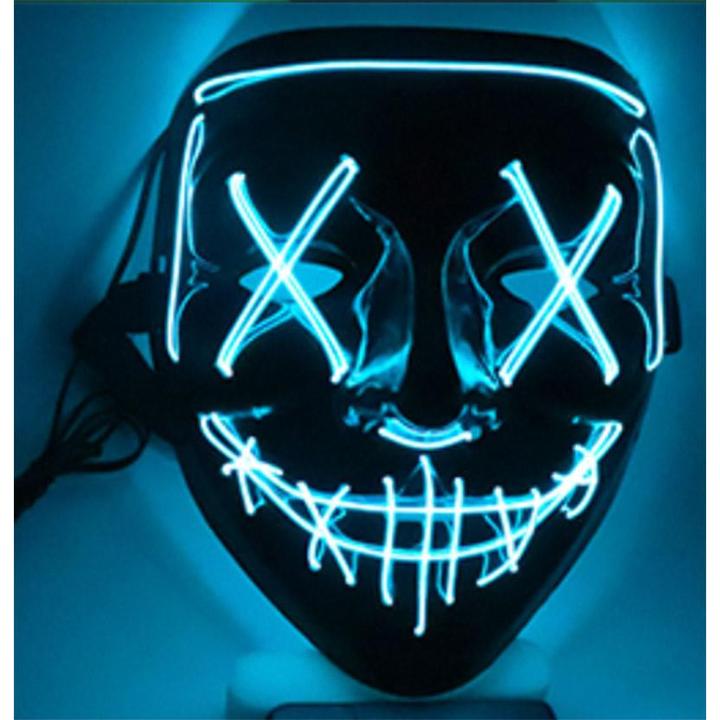 Actual product image Zoelibat LED Horror Mask, Halloween