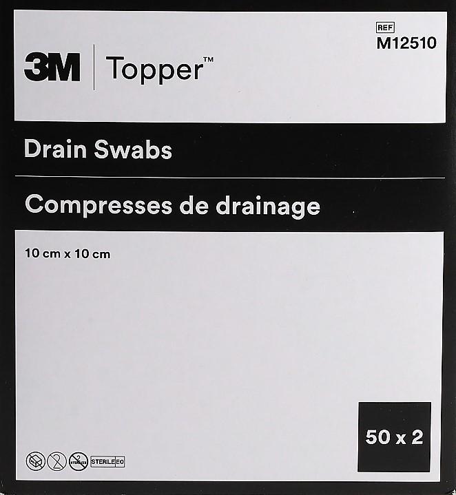 Actual product image Topper Slit compresses 10x10cm sterile 50 Btl 2 pcs