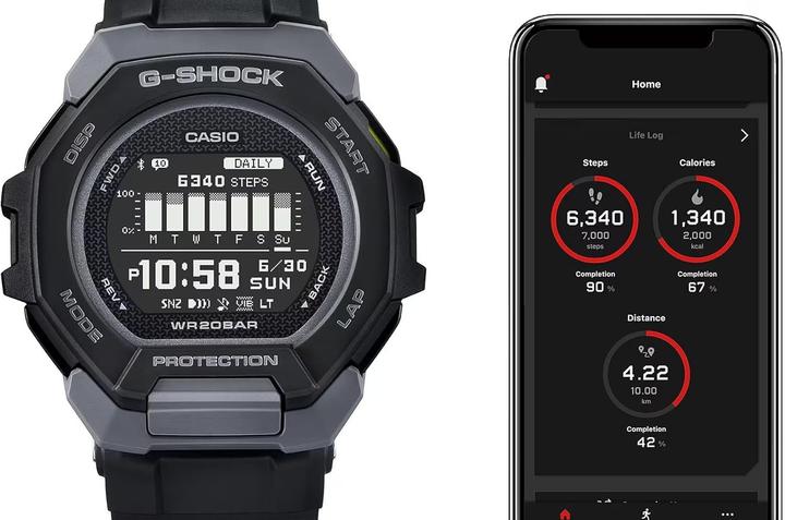 Produktbild G-Shock GBD-300-1ER (Digitaluhr, 47.90 mm)