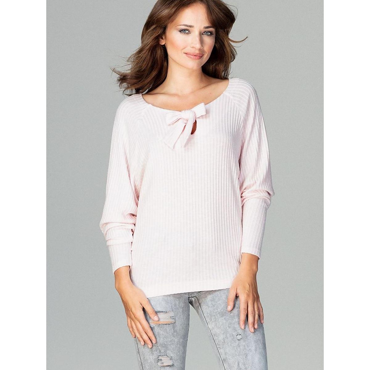 Lenitif, Damen, Bluse, Bluse, Rosa, (L, XL)