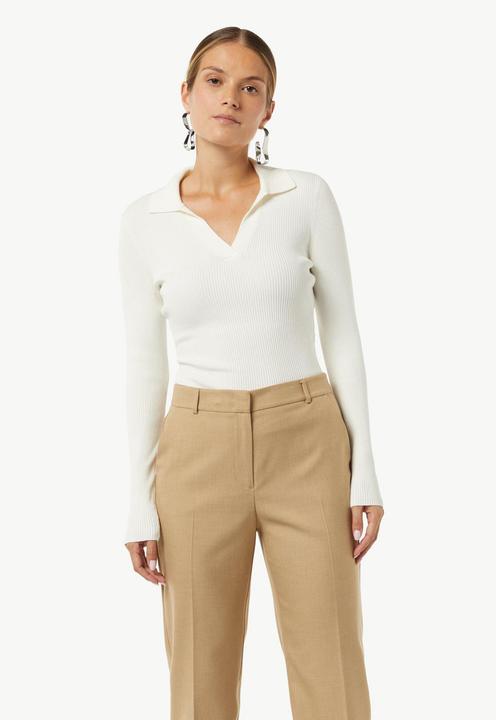 Produktbild Comma Strickpullover Strickpullover aus Viskosemix mit Polokragen (46)