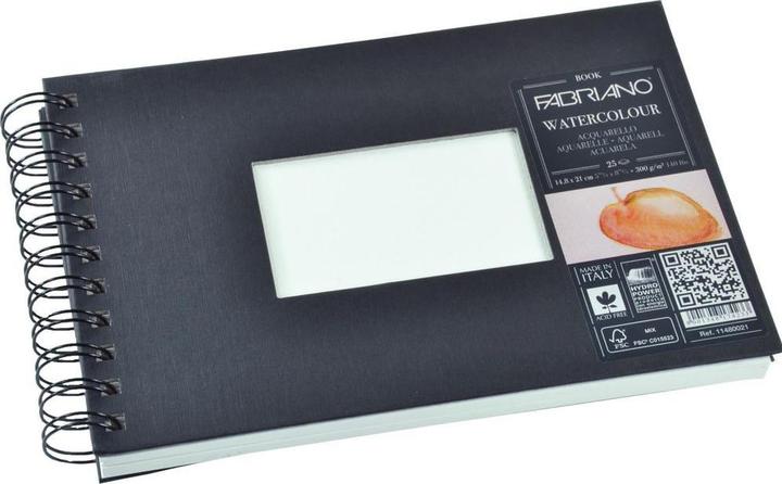 Actual product image Fabriano Aquarellblock Spiralbuch (A5, Plain)
