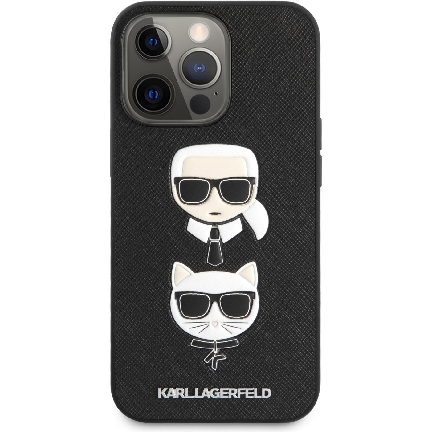 Thumbnail - Karl Lagerfeld Case (Apple iPhone 13 Pro, Apple iPhone 13), Smartphone Hülle, Schwarz