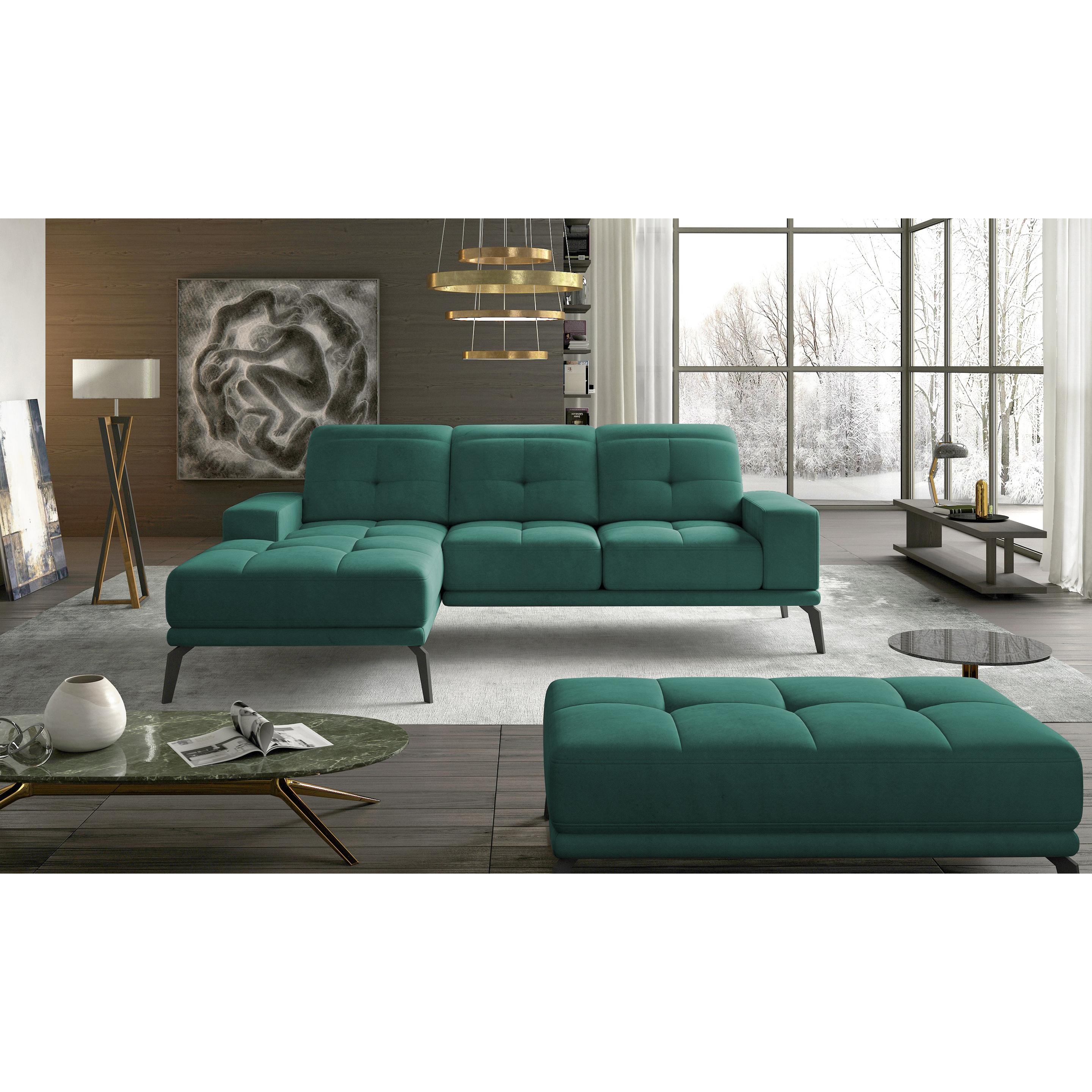 ELTAP, Sofa, Narożnik Torrense + Puf (4-Sitzer, Bettsofa)