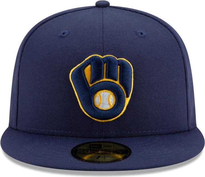 Produktbild New Era 59Fifty Cap - AUTHENTIC Milwaukee Brewers - 7 3/8 (7 3/8)