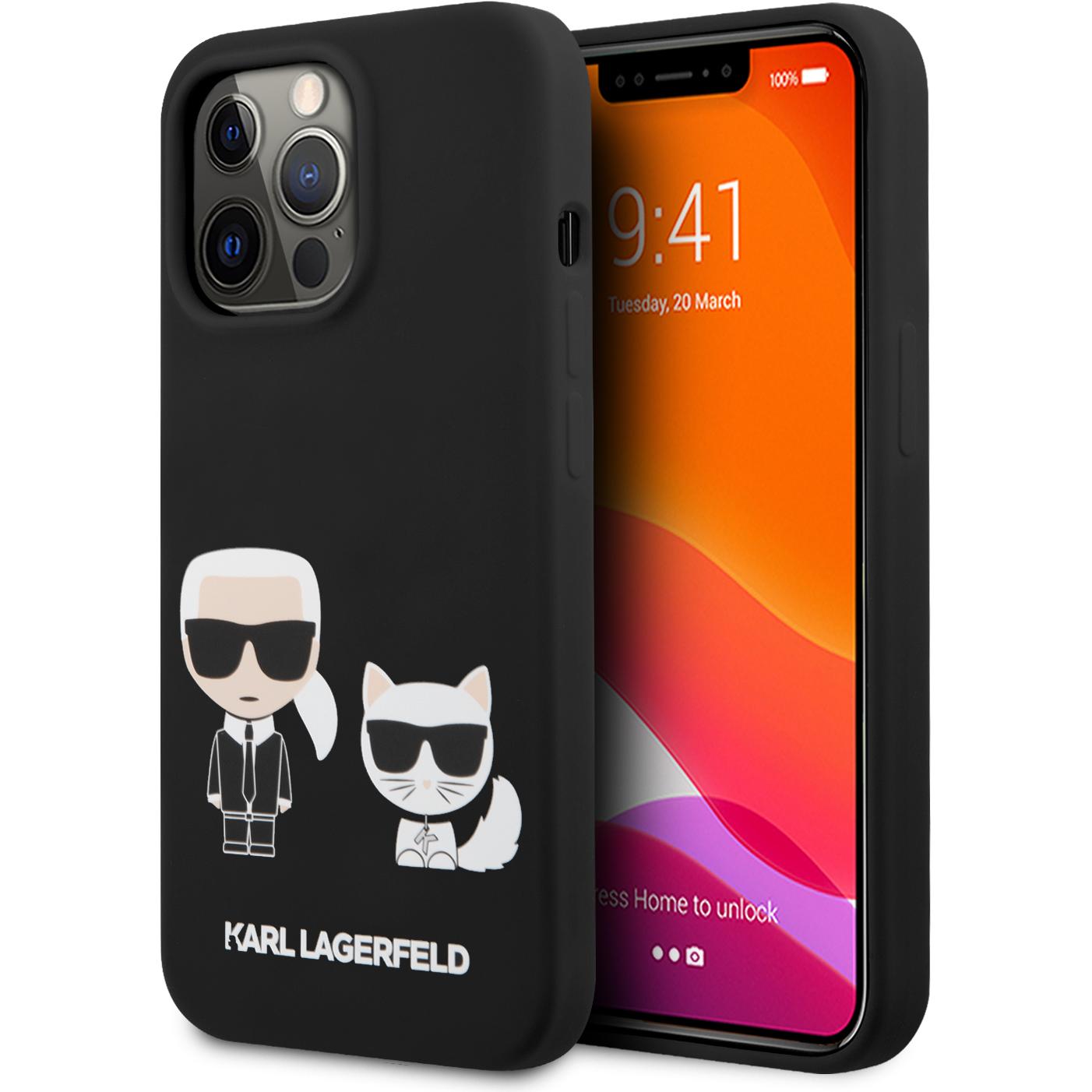 Karl Lagerfeld Case (Apple iPhone 13), Smartphone Hülle, Schwarz