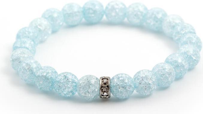 Produktbild Beneto Beaded bracelet made of lightue crystal MINK45 / 17