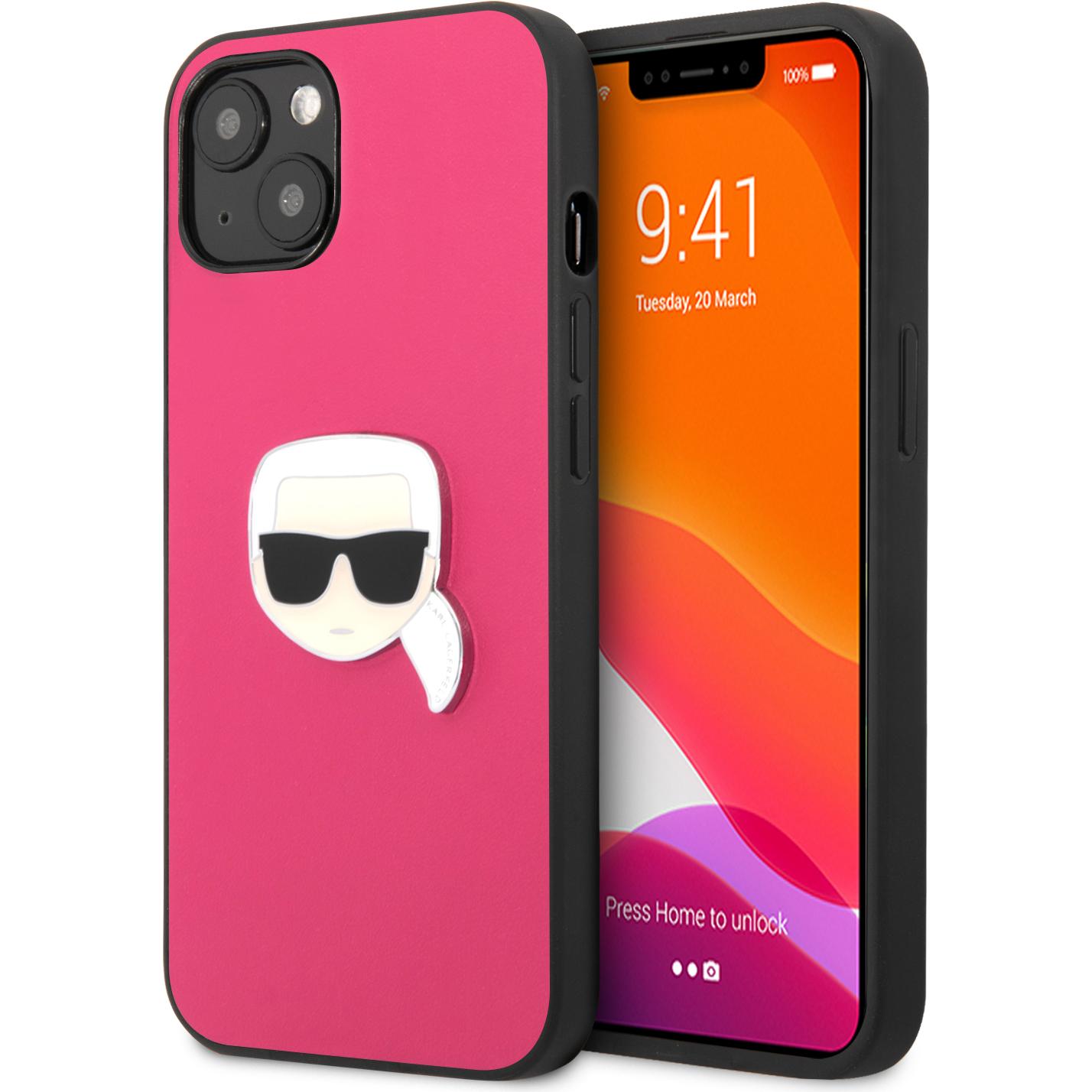 Karl Lagerfeld Case (Apple iPhone 13 mini), Smartphone Hülle, Pink
