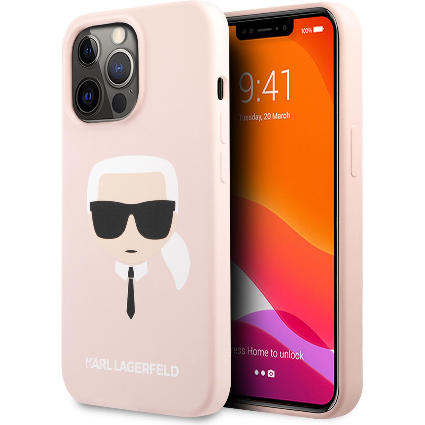 Karl Lagerfeld Case (Apple iPhone 13 Pro Max), Smartphone Hülle, Pink