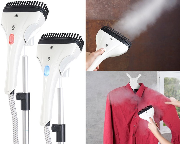 Image du produit Sichler Table à repasser active avec centrale vapeur et brosse vapeur (2200 W, 120 g/min)