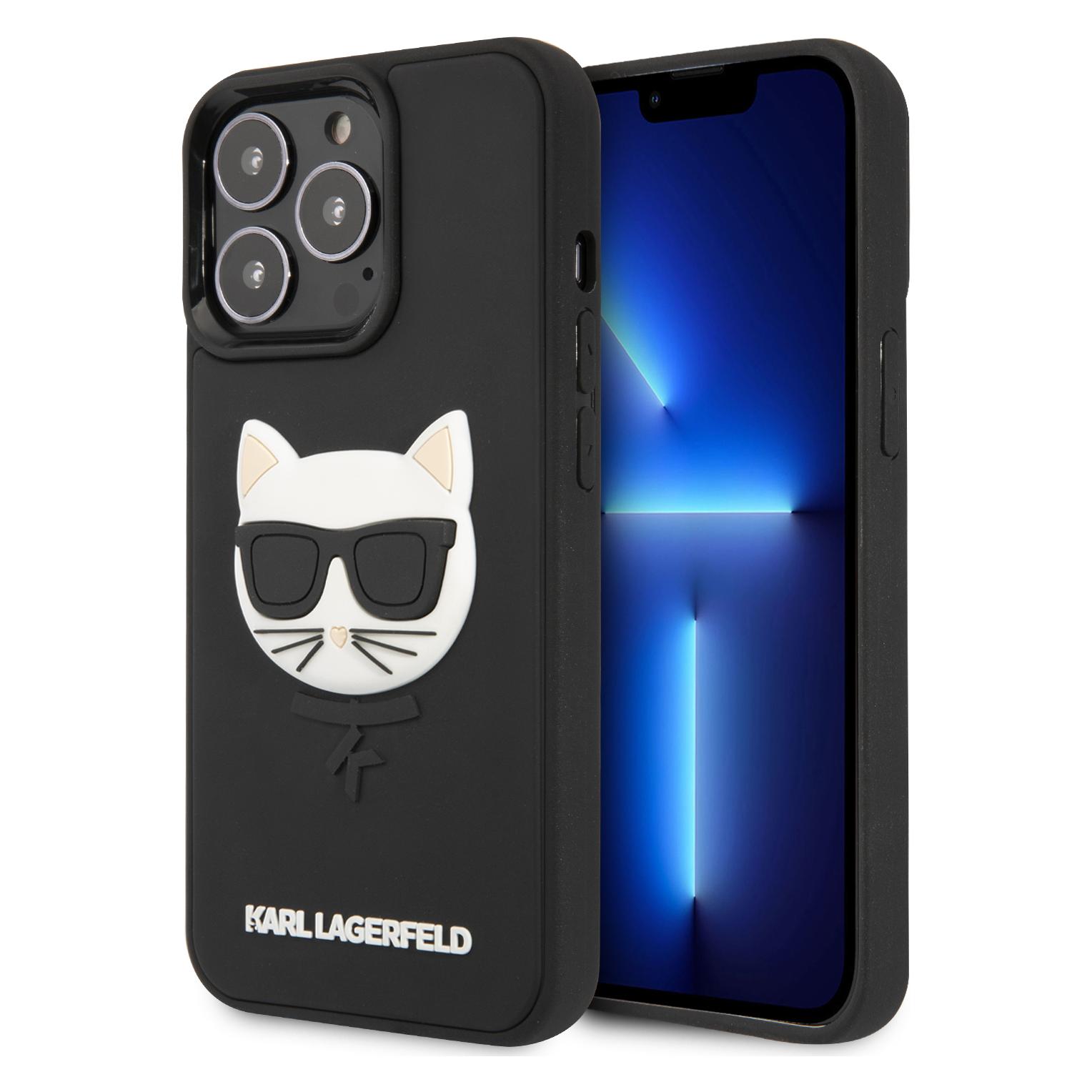 Karl Lagerfeld Case (Apple IPhone 13, Apple IPhone 13 Pro), Smartphone Hülle, Schwarz