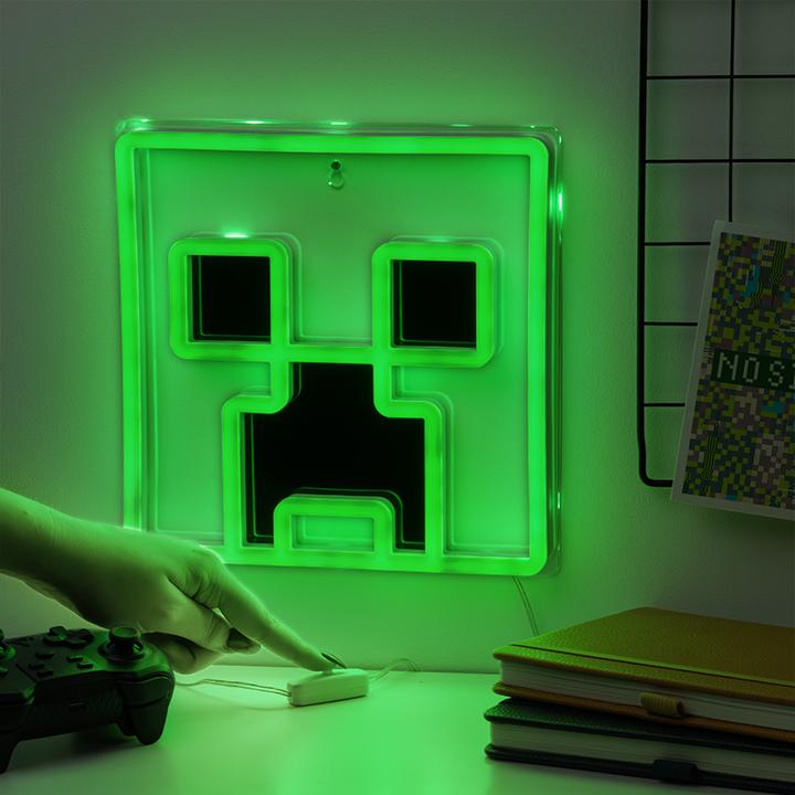 Actual product image Paladone Products Creeper - Lamp Murale Neon LED