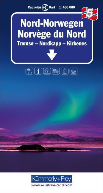 Actual product image Road map Norway