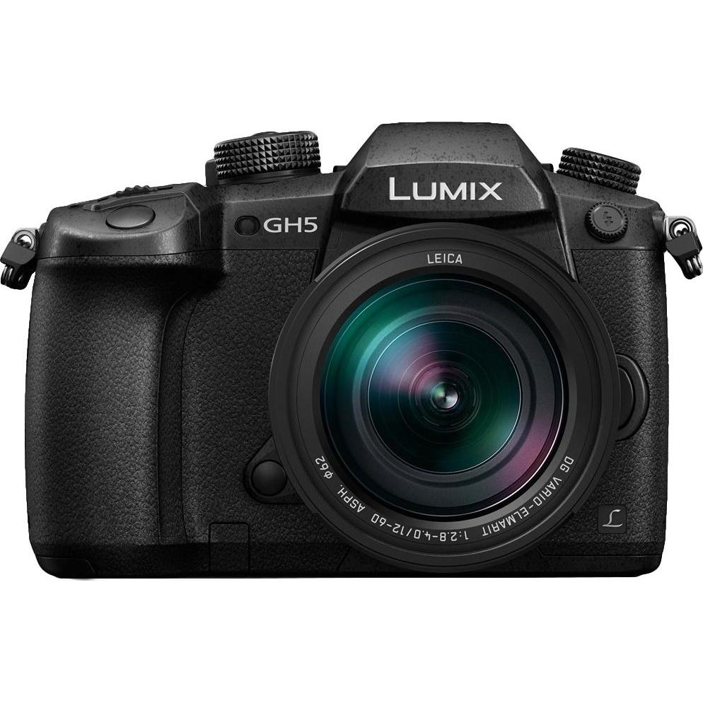 Panasonic Lumix DMC-GH5 + 12-60mm (12 - 60 mm, 21.77 Mpx), Fotocamera, Nero
