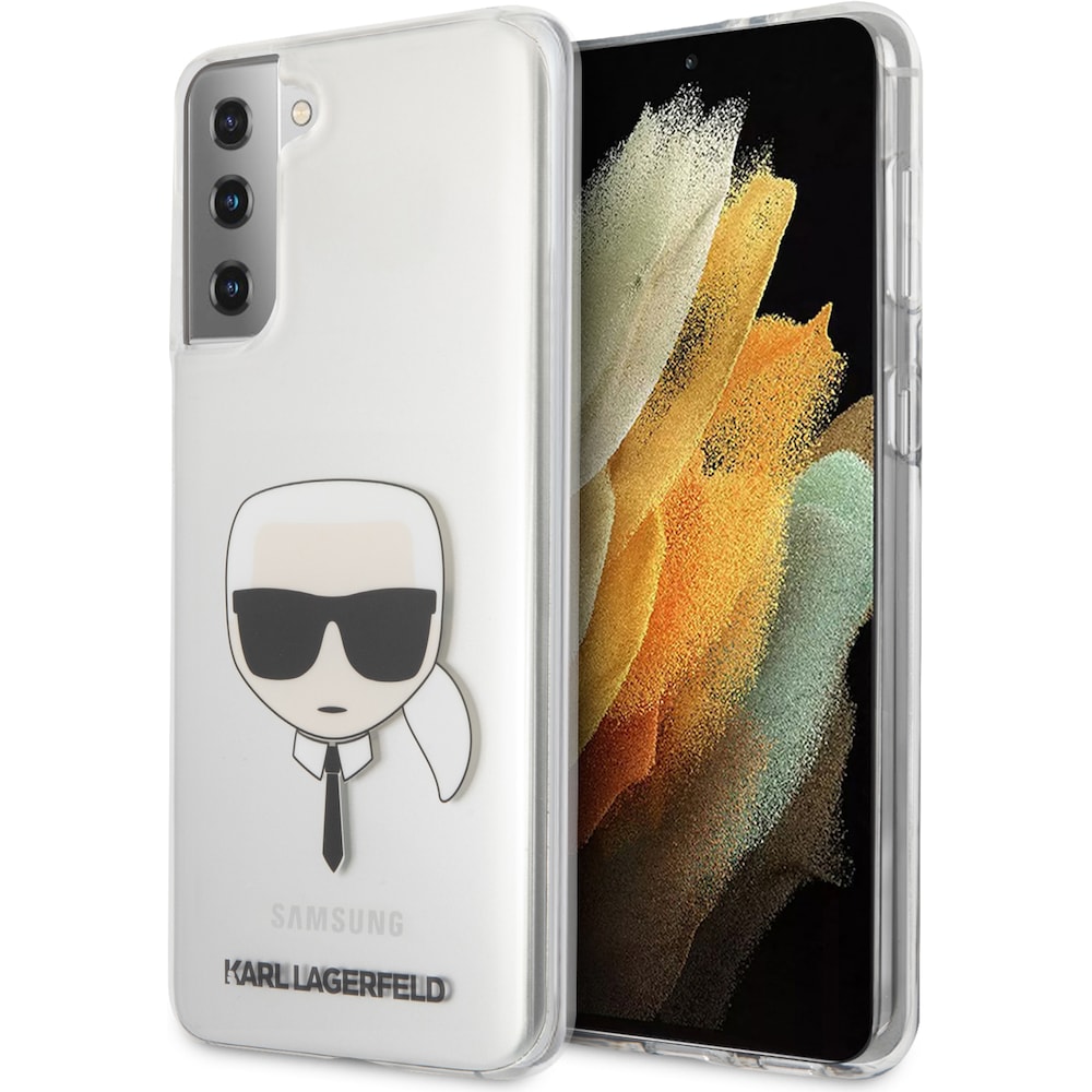 Karl Lagerfeld Case (Samsung Galaxy S21+), Smartphone Hülle, Transparent