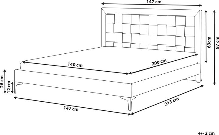 Actual product image Beliani Limoux (140 x 200 cm)