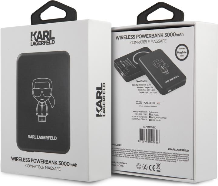 Actual product image Karl Lagerfeld iconic (3000 mAh, 5 W, 11.10 Wh)