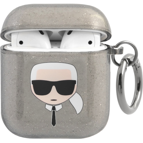 Karl Lagerfeld Case (Kopfhörer Hülle), Kopfhörertasche + Schutzhülle, Schwarz