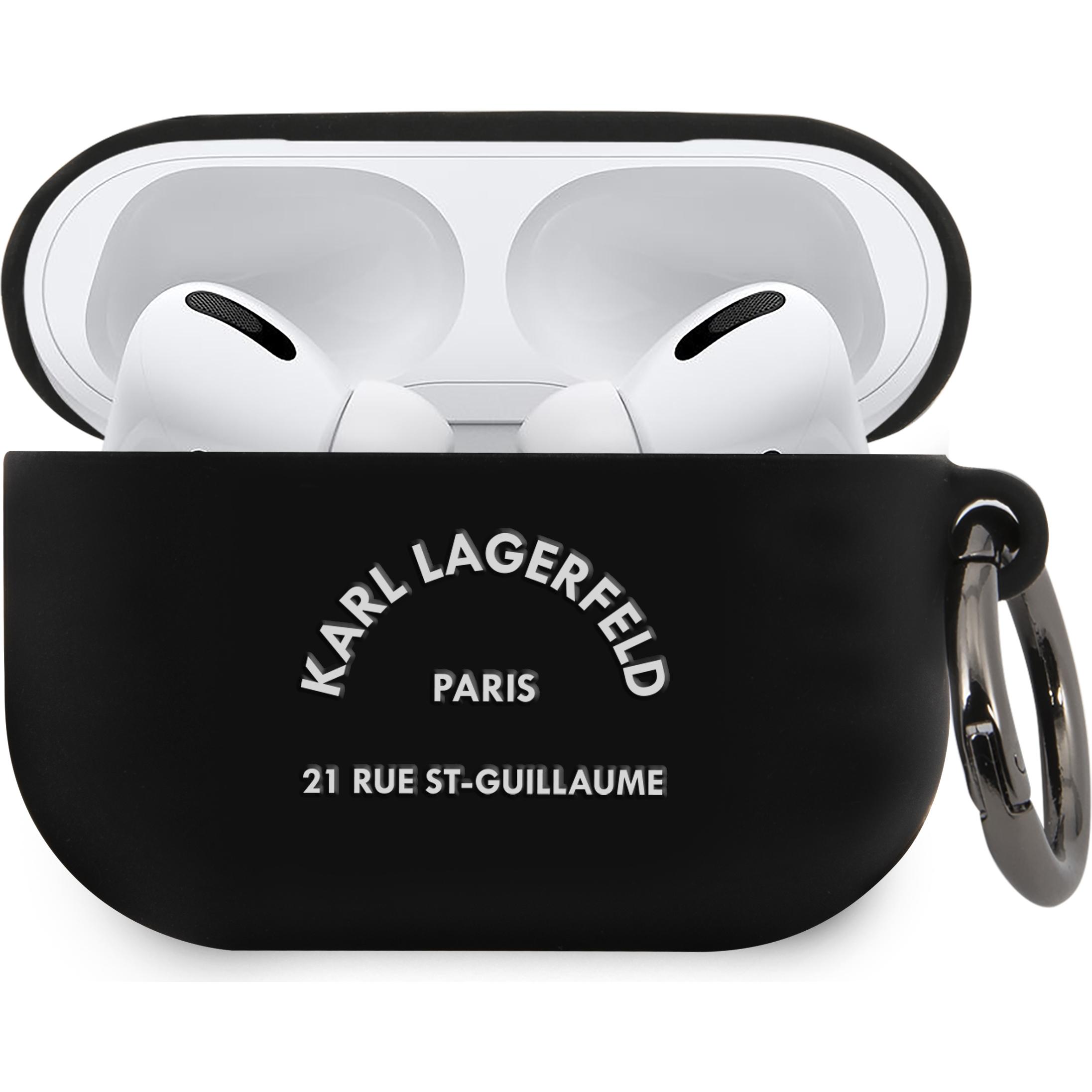 Karl Lagerfeld Case (Kopfhörer Hülle), Kopfhörertasche + Schutzhülle, Schwarz