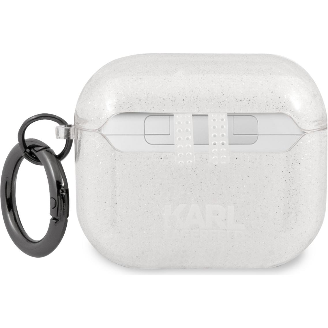 Thumbnail - Karl Lagerfeld Case (Kopfhörer Hülle), Kopfhörertasche + Schutzhülle, Silber