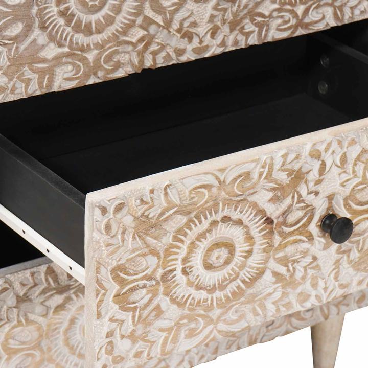 Produktbild vidaXL Bettschrank (33 x 50 x 60 cm)