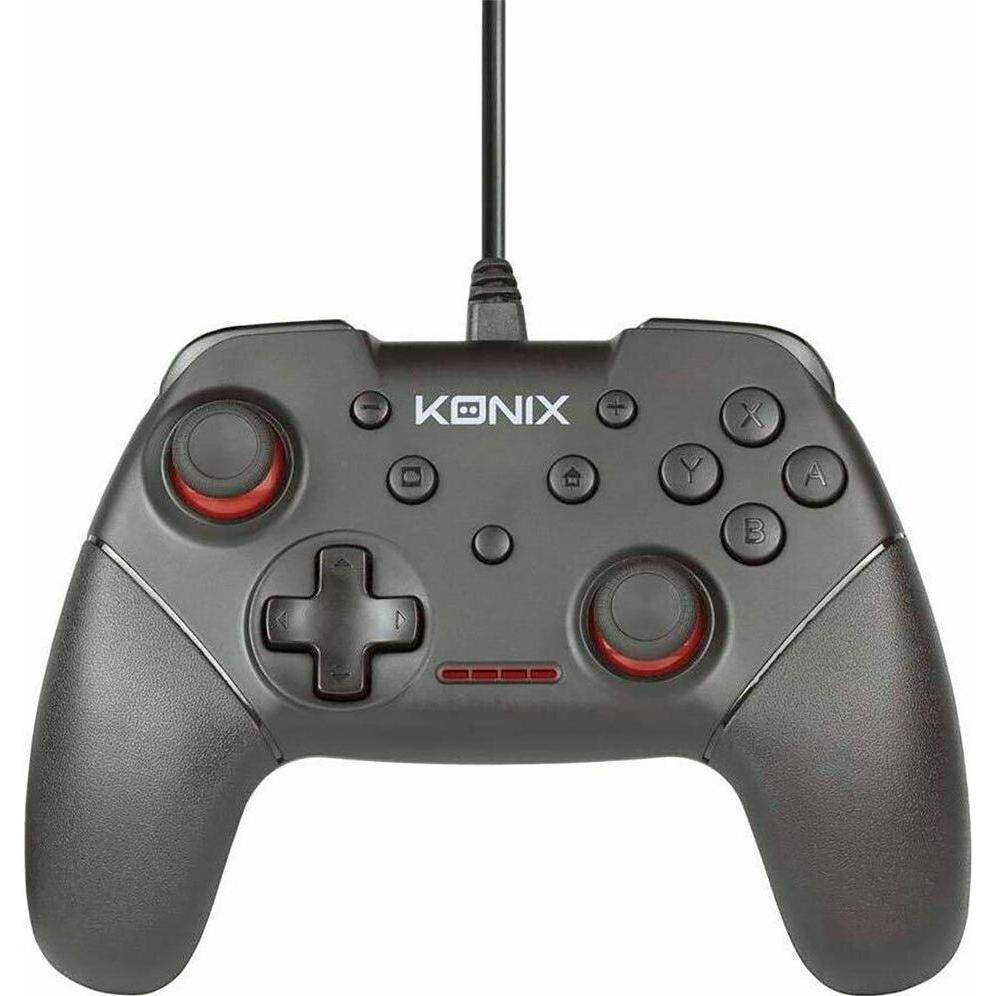 Konix Gamepad cablato Mythics (Switch), Controller gaming, Nero