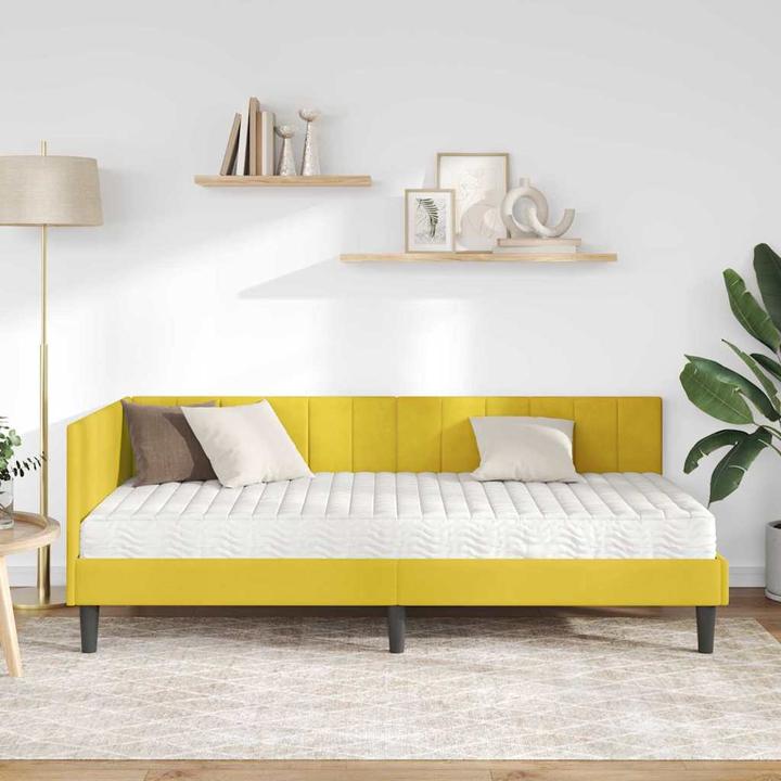 Actual product image vidaXL Eckbettgestell (90 x 190 cm)