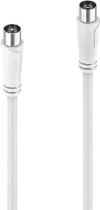 Image du produit Hama Câble d'antenne, fiche coaxiale - prise coaxiale, 1,5 m, 90 dB (90 dB, Câble d'antenne)