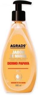 Actual product image Agrado Papaya Hand Soap 500ml (Liquid soap, 500 ml)