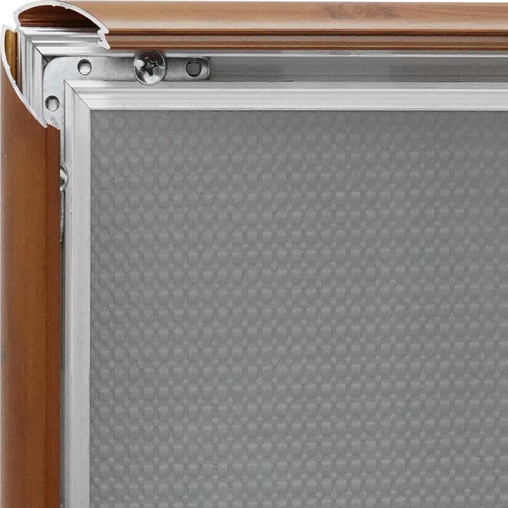 Produktbild Europel Plakatrahmen, DIN A4, 25 mm, Holzoptik (A4)
