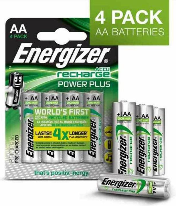 Produktbild Energizer Recharge Power Plus (4 Stk., AA, 2000 mAh)