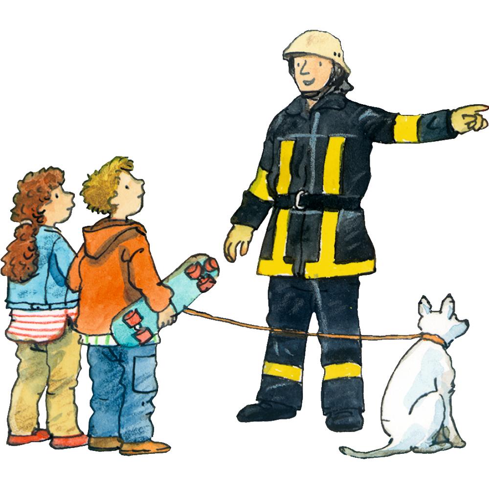 Thumbnail - Löschen, baggern, pflügen, Kinderbücher von Guido Wandrey